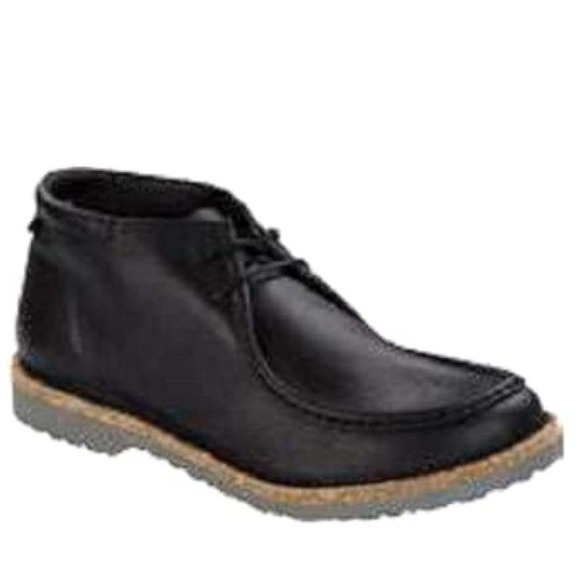 NWB Birkenstock Delano‎ High Black Leather Chukka Boots Mens Size 42 men's 9-9.5